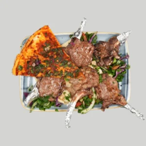 Grilled Lamb Cutlets Plate